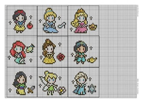 Cute Mini Cross Stitch Patterns, Small Disney Cross Stitch, Small Disney Cross Stitch Patterns, Mini Disney Cross Stitch, Cross Stitch Disney Patterns, Cute Simple Cross Stitch, Disney Princess Pixel Art, D&d Cross Stitch, Cross Stitch Mini Patterns