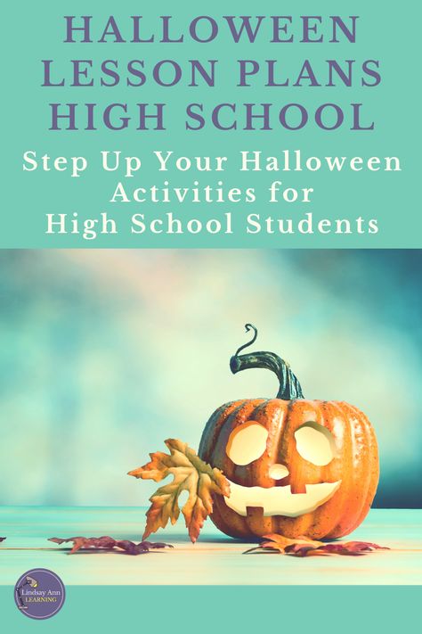 Halloween Writing Prompts High School, Halloween English Activities High School, High School Halloween Activities, Halloween English Activities, Halloween Music Lessons, Activities For High School Students, High School Halloween, Hexagonal Thinking, Activities For High School