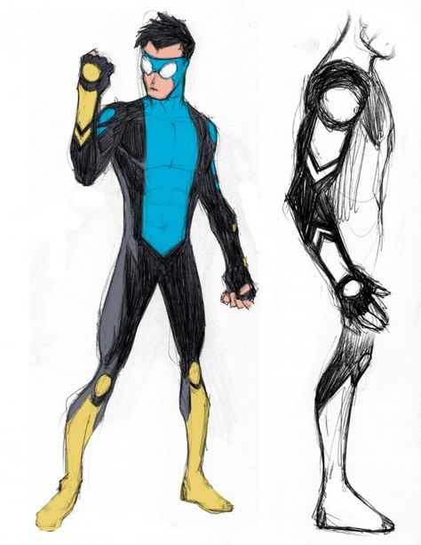 Invincible Redesign, Invincible Viltrumite, Superhero Concept, Kris Anka, Superhero Ideas, Hero Character, Hero Design, Color Theory Art, Invincible Comic