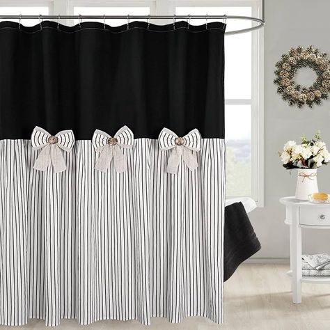 Luxurious Shower Curtain, Fancy Shower Curtain, Country Style Design, Striped Shower Curtain, Black And White Shower Curtain, Modern Shower Curtain, Black Shower Curtain, Elegant Shower Curtains, Black Shower Curtains