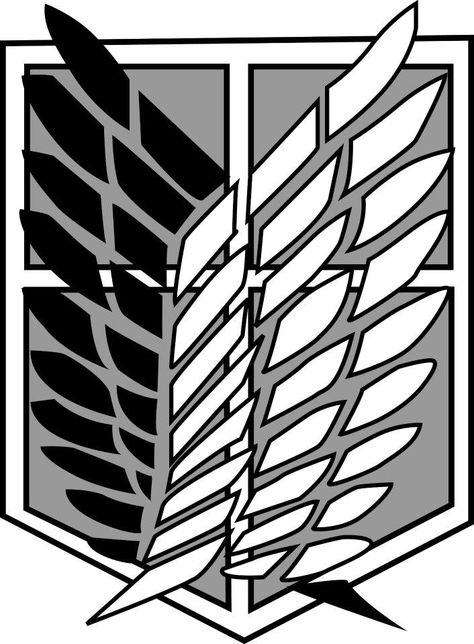 shingeki no kyojin: Scouting legion emblem by allenwalkeriskawaii Attack On Titan Symbol, Freedom Tattoo, Tokyo Ghoul Pictures, Attack On Titan Tattoo, Titan Logo, Freedom Design, Anime Episodes, Original Wallpaper, Anime Tattoos