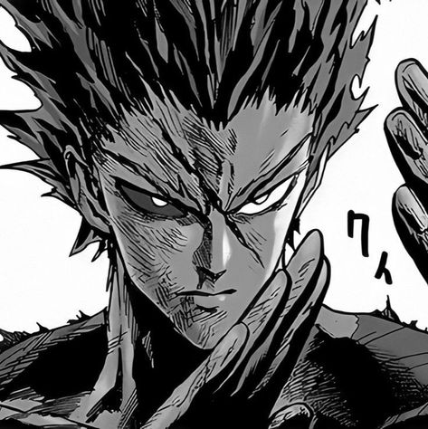 Garou Pfp, Opm Manga, Foto Top, One Punch Man Manga, One Punch Man Anime, Anime Monochrome, Punch Man, Anime One, Manga Characters