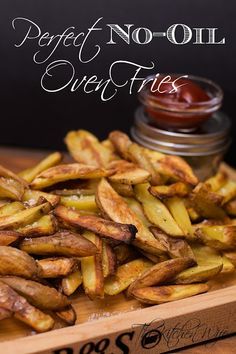 No Oil Potatoes, Oil Free Fries, Oil Free Potato Recipes, No Oil Cooking, The Starch Solution Recipes, Mcdougall Starch Solution Recipes, Potato Diet Recipes, No Gallbladder Recipes, Starch Solution Meals