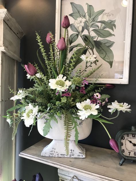 Paper Floral Arrangements, Artificial Silk Flower Arrangements, Silk Flower Centerpieces, Fake Flower Arrangements, Easter Flower Arrangements, Large Floral Arrangements, Spring Flower Arrangements, Spring Arrangements, Spring Floral Arrangements