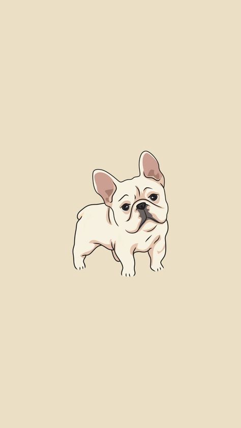 French Bulldog Wallpaper Iphone, Frenchie Wallpaper, Dog Edits, French Bulldog Wallpaper, Dog Tutorial, French Bulldog Cartoon, Bulldog Wallpaper, Bulls Wallpaper, White French Bulldogs