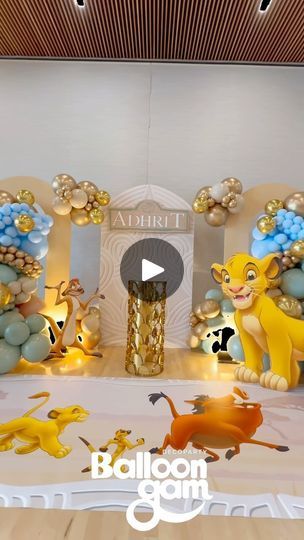 9.7K views · 1.3K reactions | We had the pleasure to be part of Adhrit’s birthday celebration. 🦁
Thank you @rashmibiswas for having us in this special day!! 🌳💚🐒

🌳🍃✨
Event planning, party decor and event styling |
@balloongampdx ✨
•
•
If you love this please give the post some love with a “Love 🌳, Comment 💬, and Save 📌”
•@balloongampdx ✨
•
🌳
☁️
🍃
•
•
•
🦁
🌳
☁️
🦁
🍃
☁️
.@lion king ✨
#Pdx #Oregon #pnw #balloondecorations #jumboballoons #pdxsmallbusiness #womenownedbusiness #balloonspdx #shoplocal #pdxparty #happybityhday
#balloonstogo #pdxballoons #onthego #lionking #rafiki #simba | Balloongam LLC | Ziyi He · I Just Can't Wait to Be King Simba Birthday Party Ideas, Lion King Party Decorations, Rafiki Simba, Lion King Birthday Party Ideas, Planning Party, Lion King Party, Jumbo Balloons, Event Styling, Balloon Decorations