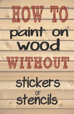 How to paint letters and words on wood without needing stencils or stickers.  Making those professional looking signs is much easier than you think.  Get the tutorial at www.CrazyDiyMom.com Painted Letters On Wood, Paint Letters, Words On Wood, Signs Christmas, Paint On Wood, How To Make Signs, Diy Wood Signs, Pallet Crafts, Creation Deco