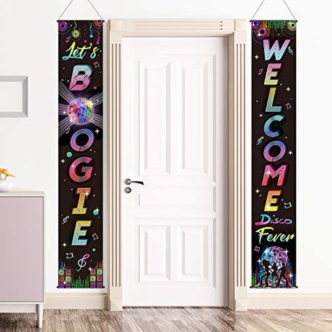 1970s Theme Party, 70s Theme Party Decorations, 70s Party Decorations, Retro Banner, 70s Theme Party, 70's Party, Vintage Party Decorations, Disco Birthday, Scene Setters