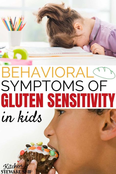 Top four behavioral symptoms of gluten sensitivity in kids. Going gluten-free could clear up your child's brain fog and improve their mood. Everything you need to get started here! Symptoms Of Gluten Sensitivity, Gluten Free Diet For Kids, Gluten Symptoms Signs, Gluten Free Kids Meals, Gluten Intolerance Symptoms Signs, Gluten Allergy Symptoms, Gluten Free For Kids, Gluten Sensitivity Symptoms, Metabolic Eating