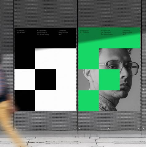 A LINE creates a pixelated identity with momentum for Forward | Creative Boom Iq Logo, Latest Graphic Design Trends, Trendy Logo Design, Latest Graphic Design, Art Branding, Frosé, Tv Advertising, Pixel Design, Graphic Design Trends