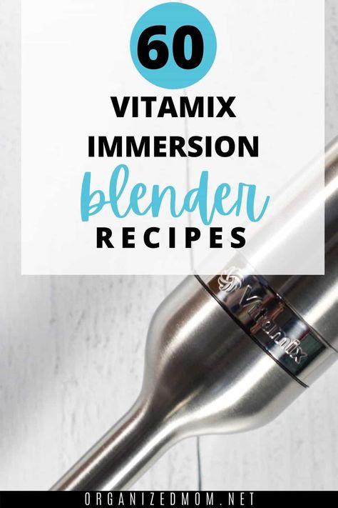 Vitamix Immersion Blender, Vitamix Demonstration Recipes, Recipes With Immersion Blender, Vitamix Immersion Recipes, Immersion Blender Soups, Emerson Blender Recipes, Emersion Blender Recipes, Vitamix Immersion Blender Recipes, Emulsion Blender Recipes