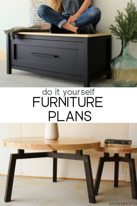 Learn how to build your own bed frame or wood furniture that looks professional! Check out these DIY furniture projects and woodworking plans! Unique Diy Furniture, Diy Bed Frame Plans, Diy Dresser Plans, Woodshop Diaries, Diy Furniture Videos, Woodworking Furniture Plans, Woodworking Inspiration, Diy Dresser, Diy Furniture Renovation