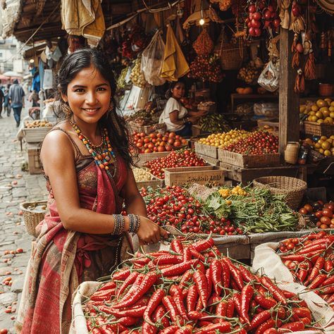 Immerse yourself in the vibrant atmosphere of a South American outdoor fruit and vegetable market, where a smiling vendor embodies the warmth and richness of local culture. #MarketSmiles #FreshFinds #LocalCulture #VibrantVend #SouthAmericanLife #GenerativeArt #DigitalArtists #AIArtwork #AI #AIhyperrealistic South American Culture, Vegetable Market, Central American, American Culture, Digital Artists, Generative Art, South American, Latin America, South America