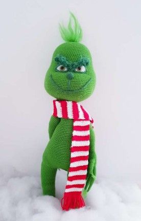 Amigurumi Christmas Cute Grouch Free Crochet Pattern - Amigurumi Crochet Grinch, Gnome Amigurumi, Confection Au Crochet, Crochet Xmas, Crochet Amigurumi Free Patterns, Crochet Amigurumi Free, Holiday Crochet, Christmas Crochet Patterns, Crochet Diy