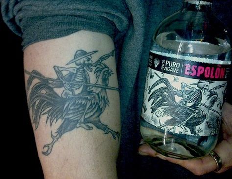 Tequila Lime Tattoo, Tequila Tattoo Ideas, Tequila Shot Tattoo, Patron Tequila Tattoo, Tequila Tattoo, Tequila Chicken, Espolon Tequila, Chicken Tattoo, Lady Tattoo