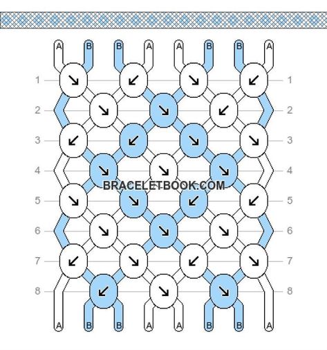 8 Strand Bracelet Patterns, Friend Ship Bracelets Patterns, Cool Friendship Bracelet Patterns, Friendship Bracelets Designs Pattern, Simple Friendship Bracelet Patterns, Easy Bracelet Patterns, Bracelet Book Patterns, String Bracelet Designs, Bracelet Template