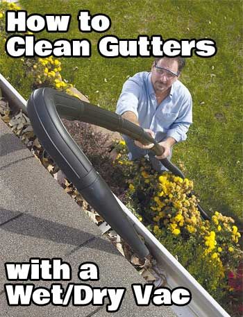 Leaf Blower Hacks, Gutter Cleaning Hacks, Porch Update, Rain Gutter Installation, Gutter Cleaning Tool, Leaf Blower Gutter Attachment, Diy Gutters, Gutter Cleaner, Wet Dry Vac