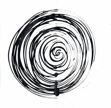 Dotwork Spiral Tattoo, Spiral Galaxy Drawing, Black Hole Sketch, Black Hole Sun Tattoo Soundgarden, Spiral Illustration Drawing, Tattoo Oil, Hole Drawing, Milky Way Stars, Spiral Tattoos