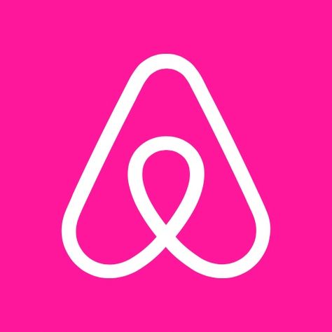 Pink Airbnb, Airbnb Logo, Icons App, Iphone Wallpaper App, Wallpaper App, Aesthetic Icon, Pinterest Logo, Lululemon Logo, App Icon