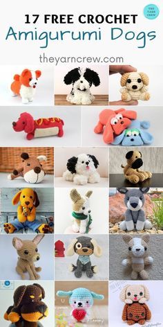 Crochet Pets Patterns Free, Crocheted Dogs Free Patterns, Crochet Shitzu Dog, Crochet Puppies Free Pattern, Crochet Free Dog Pattern, Crochet Pet Projects, Easy Dog Crochet Patterns Free, Crochet Dog Free Pattern Amigurumi, Crochet Dogs Free Patterns