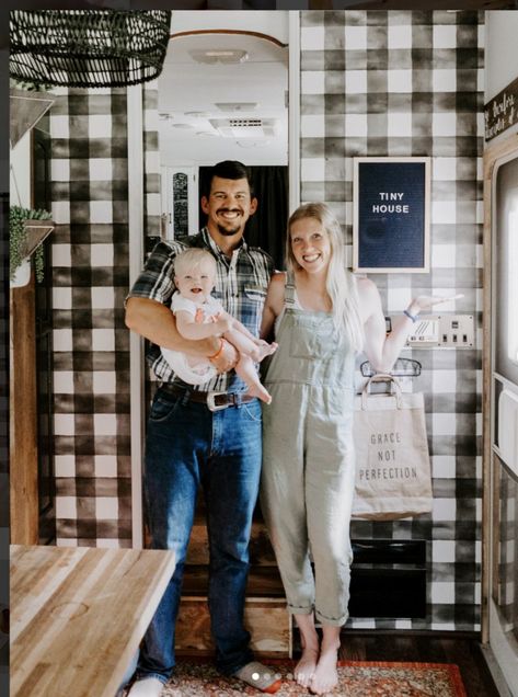 You won't believe this RV! Redone Campers, Small Living Ideas, Tiny Playroom, Living In A Camper, Farmhouse Hutch, Rv Interior Remodel, Nesting With Grace, Camper Trailer Remodel, Eclectic Cottage