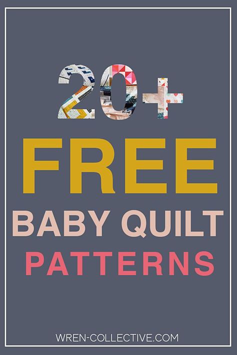 I've rounded up over 20 of my favorite free baby quilt patterns and tutorials--lots of amazing quilts and designers are featured, so be sure to check it out. Baby quilts make the perfect gifts!  #modernquilter #beginnerquilter #modernquilt #babyquilt #freequiltpattern #quilttutorial #freebabyquiltpatterns Love Of Quilting Fons And Porter, Quilt Layout Ideas Block Patterns, Free Pdf Quilt Patterns, Free Baby Quilt Patterns Easy, Quick Baby Quilts Patterns Free, Baby Boy Quilt Patterns Free, Baby Boy Quilt Ideas, Girl Baby Quilts, Baby Boy Quilts Ideas Free Pattern