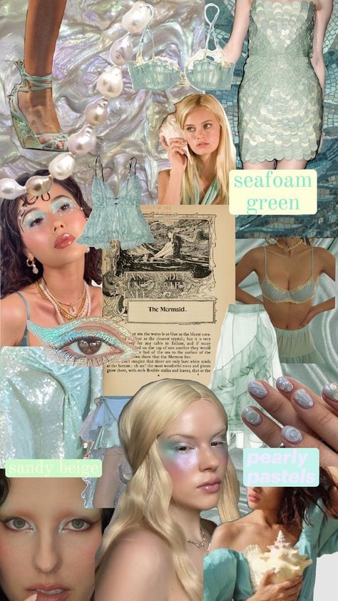 pisces look book #pisces #moodboard #outfits #makeup Pisces Aesthetic Moodboard, Pisces Witch Aesthetic, Pieces Aesthetic Zodiac, Pisces Mars Aesthetic, Pisces Rising Makeup, Pisces Rising Style, Pisces Costume, Venus Pisces Style, Pisces Venus Style Outfits