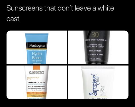 Sunscreen for brown skin Sunscreen For Black People, Zinc Sunscreen, Sunscreen Lotion, La Roche Posay, Brown Skin, Black People, Glow Up?, Clear Skin, Fragrance Free Products