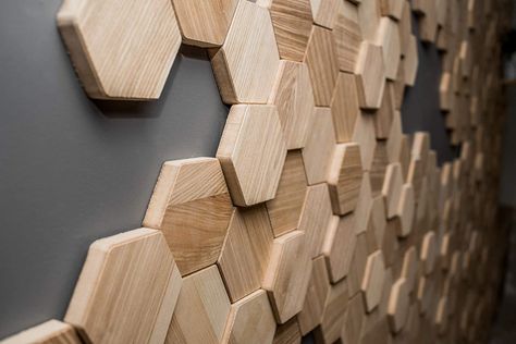 Amazon.com: EWART WOODS Hexagon Wood Wall Art Modern Geometric Wood Wall Sculpture Honeycomb Wood Wall Decor Panels Unique Mosaic Unfinished Hexagons (100) : Home & Kitchen Wall Decor Panels, Hexagon Decor, Woods Design, Geometric Wood Wall, Wood Hexagon, Wood Wall Sculpture, Wooden Wall Panels, Wood Mosaic, Pinterest Room Decor