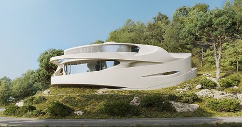 Natural Motifs, Futuristic House, Coimbra Portugal, Sochi Russia, Natural Structures, Zaha Hadid Architects, Timber House, Zaha Hadid, Sochi