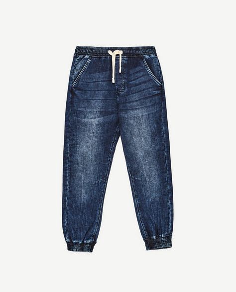 Image 8 of SOFT DENIM JOGGER CHINOS from Zara Trouser Men, Denim Joggers, Formal Looks, Latest Outfits, Accessories For Men, Zara United States, Latest Clothes, Clothing Items, Dress Pants