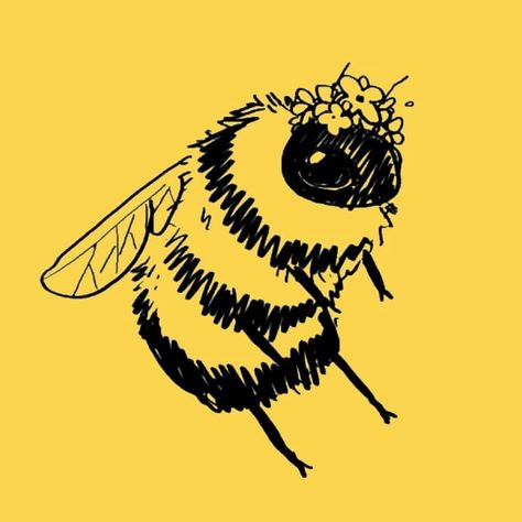 Honey Bee Drawing, Bee Icon, Phone Widget, Bestie Tattoo, Bee Drawing, Bee Illustration, Bee Tattoo, Animal Nature, Bee Art