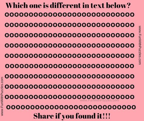 It puzzle will test your eyes in which your challenge is find the letter or number which is different from the group. Eye Test Quiz, Cool Mind Tricks, Eye Tests, Find The Differences Games, Brain Teasers Riddles, Dance Logo, Brain Teasers For Kids, Kids Puzzles, Test Games