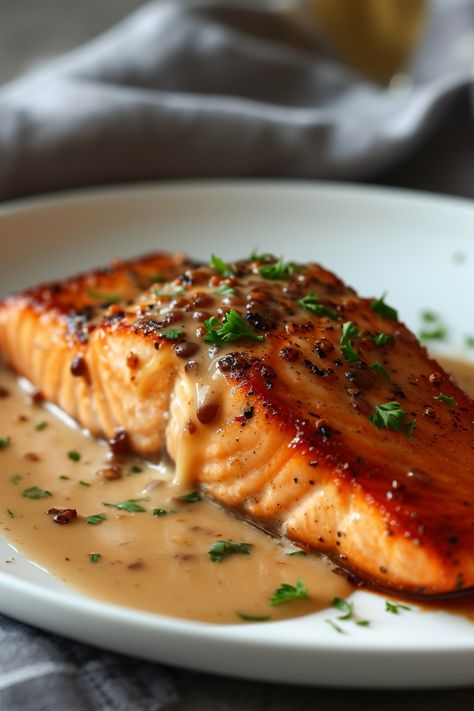 Discover a world of flavor with these easy and creamy sauces for salmon. Whether you're grilling, baking, or pan-searing your salmon, these delicious sauces will elevate your meal to the next level! From tangy lemon-dill sauce to rich and savory garlic butter sauce, we have the perfect accompaniment for every salmon dish. Lemon Sauce Salmon, Salmon And Sauce, Asian Sauce For Salmon, Salmon Topping Sauce, Salmon Sauce Recipes Easy, Dipping Sauce For Salmon, Sauce For Salmon Easy, Simple Sauce For Salmon, Creamy Sauce For Salmon