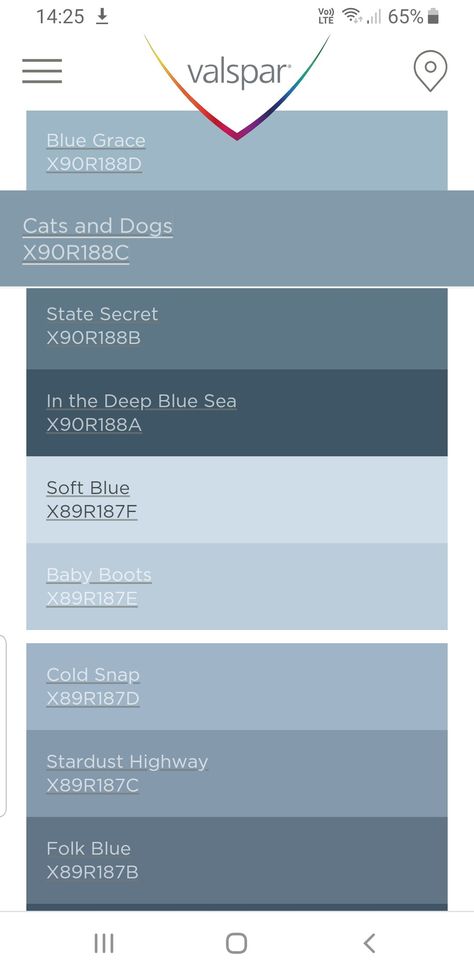 Valspar Blue Cabinet Paint, Blue Valspar Paint Colors, Blue Paint Colors Valspar, Valspar Blue Paint Colors, Valspar Paint Colors Blue, Slate Blue Bedroom, Warm Blue Paint Colors, Shades Of Blue Paint, Valspar Blue