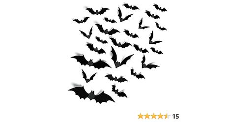 Amazon.com: Halloween Party Supplies Hallween Decorations Bats Wall Decor 140PCS Realistic PVC 3D Black Scary Bat Sticker for Creepy Home Decor Halloween Party Decorations DIY Wall Decal Bathroom Indoor Halloween Decor : Home & Kitchen Halloween Party Decorations Diy, Wall Decal Bathroom, Creepy Home Decor, Party Decorations Diy, Bat Sticker, Scary Bat, Halloween Party Decor Diy, Bat Decorations, Halloween Bat Decorations