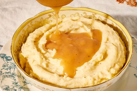 For the Best-Tasting Gravy, Make It Ahead of Time Hot Turkey Sandwiches, Leftover Gravy, Turkey Drumsticks, Biscuits And Gravy Casserole, Perfect Mashed Potatoes, Turkey Broth, Dish Warmer, Turkey Gravy, Gravy Recipe