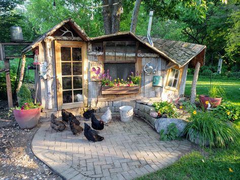 Harry Potter inspired coop Harry Potter Chicken Coop, Chicken Coups, Duck Coop, How To Raise Chickens, Chicken Coup, Chicken Coop Run, Raise Chickens, Crazy Chicken, Yard Landscape