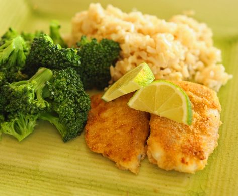 Honey Lime Tilapia Honey Lime Tilapia, Citrus Fish, Super Healthy Kids, Winner Winner Chicken Dinner, Honey Lime, Steamed Broccoli, Super Healthy, Fish Fillet, Lime Wedge