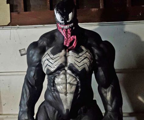 Venom Cosplay, Muscle Suit, Body Build, Full Body Costumes, Suit Costume, Big Splash, Motorcycle Suit, Open Market, Muscle Anatomy