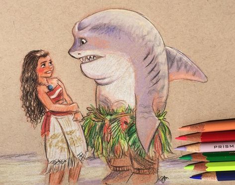 1,148 Likes, 20 Comments - Julia Mann (@juliamannart) on Instagram: “A quick of Moana and Maui for tonight. Love this scene :) . . #moana #maui #hawaii #disney…” Moana And Maui, Beatrice Blue, Moana Pua, Moana Maui, Disney Illustration, Disney Drawings Sketches, Theater Design, Fanart Illustration, Disney Animated Movies