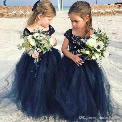 The beautiful flower girl dress which match the flowers-new navy blue lace arabic flower girl dresses cheap ball gown tulle child wedding dresses vintage little girl pageant dresses is offered in cinderelladress and on DHgate.com bridesmaid flower girls dresses along with color flower girl dresses are on sale, too. Navy Blue Flower Girl Dresses, Navy Flower Girl, Navy Blue Girls Dress, Flower Girl Dresses Navy, Kids Tutu Dress, Vintage Flower Girls, Flower Girl Dresses Vintage, Making A Wedding Dress, Flower Girl Dresses Blue