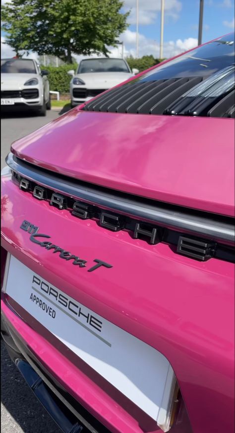 Pink Porsche Cayenne, Porsche Pink, Pink Porsche, Porsche Gts, Preppy Car, Porsche Cayenne Gts, Cayenne Gts, Typical Girl, Pimped Out Cars