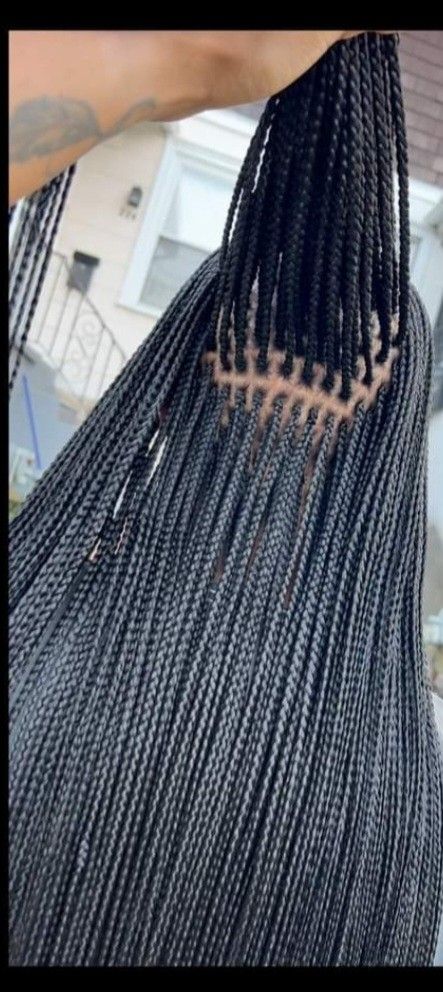 Extra Small Braids, Xs Box Braids, Waist Length Braids, Extra Small Box Braids, Small Box Braids Long Black Women, Small Traditional Box Braids, Traditional Box Braids, Extra Small Knotless Box Braids, Extra Small Knotless Braids