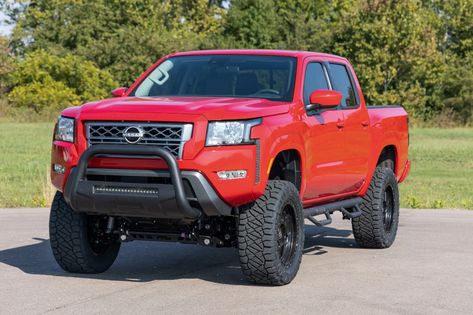 6 inch Lifted 2022 Nissan Frontier | Rough Country 2022 Nissan Frontier Mods, Nissan Frontier Accessories, Nissan Frontier Mods, 2022 Nissan Frontier, Nissan Frontier 4x4, Compact Pickup Trucks, Rough Country Suspension, 2023 Accessories, Nissan Trucks