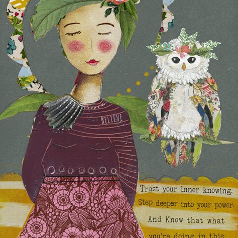 Inspiring Products | Kelly Rae Roberts Kelly Rae Roberts, Angel Guide, Buy Stickers, Meaningful Art, Full Time Artist, Mixed Media Artists, New Print, Birthday Girl, Trust Yourself