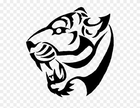 Simple Tiger Tattoo, Tiger Butterfly Tattoo, Tiger Tattoo Designs, Teardrop Tattoo, Tiger Face Tattoo, Tiger Head Tattoo, Snow Tattoo, Water Lily Tattoos, Tiger Png