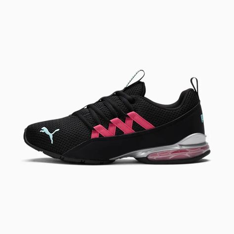 Riaze Prowl Pop Women's Running Shoes, Puma Black-BRIGHT ROSE-Gulf Stream Driving Shoes Women, Motorsport Shoes, Puma Running Shoes, Driving Shoes Men, Womens Training Shoes, Shoes Running, Puma Women, Black Running Shoes, Best Sneakers