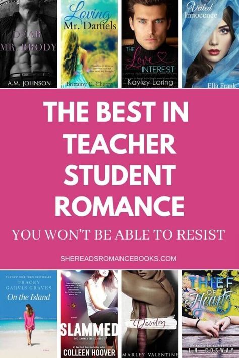 Teacher Student Romance Books You Won’t Be Able to Resist – She Reads Romance Books Teacher Student Romance Books, Teacher Student Romance Aesthetic, Teacher Student Romance, Age Gap Romance Books, Teacher Student Love, Books Recommendation, Age Gap Romance, Reading Romance Novels, Romance Books Worth Reading