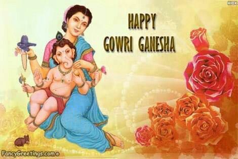 Gaur I Ganesha Gowri Ganesha Images, Gowri Ganesha, Happy Ganesh Chaturthi Wishes, Ganesha Images, Ganesh Festival, Ganpati Bappa Photo, Happy New Year Message, Happy Ganesh Chaturthi Images, Ganesh Chaturthi Images